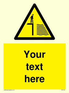 Custom Deep Water Sign