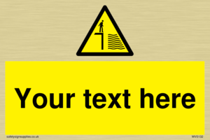 Custom Deep Water Sign