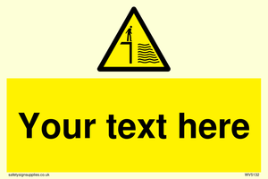 Custom Deep Water Sign