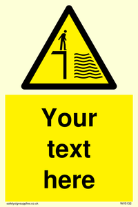 Custom Deep Water Sign