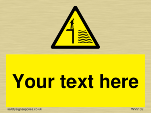 Custom Deep Water Sign