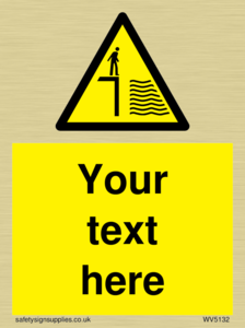 Custom Deep Water Sign