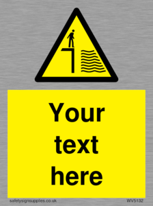 Custom Deep Water Sign