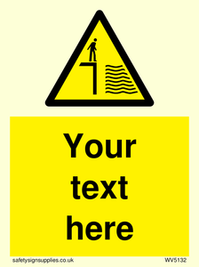 Custom Deep Water Sign