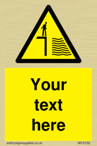 Custom Deep Water Sign