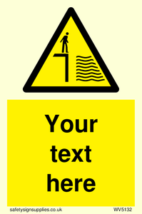 Custom Deep Water Sign