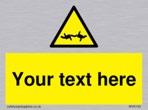 Custom Barbed Wire Sign