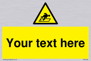 Custom Warning Hatch Sign