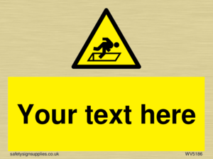 Custom Warning Hatch Sign