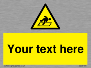 Custom Warning Hatch Sign