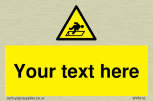 Custom Warning Hatch Sign