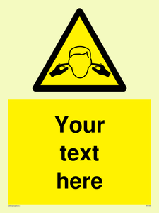 Custom Noise Hazard Sign