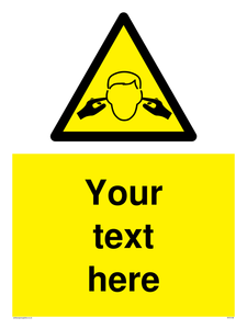 Custom Noise Hazard Sign