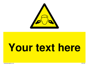 Custom Noise Hazard Sign