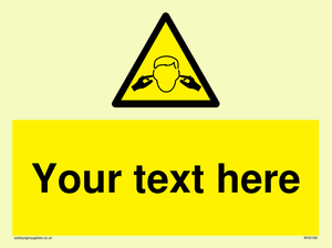 Custom Noise Hazard Sign