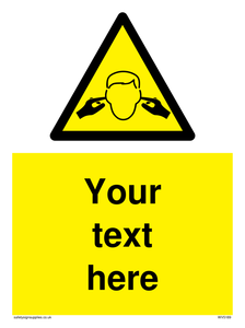 Custom Noise Hazard Sign