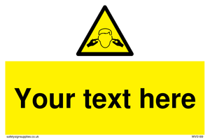 Custom Noise Hazard Sign 