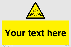 Custom Noise Hazard Sign