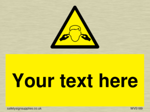 Custom Noise Hazard Sign