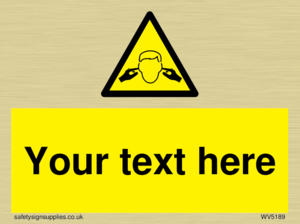 Custom Noise Hazard Sign