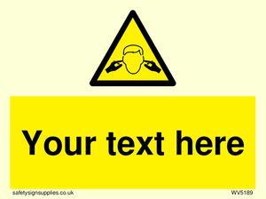 Custom Noise Hazard Sign