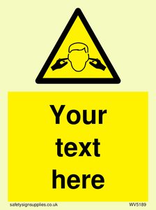 Custom Noise Hazard Sign