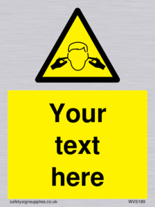 Custom Noise Hazard Sign