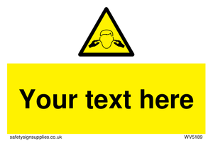 Custom Noise Hazard Sign 