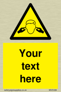 Custom Noise Hazard Sign