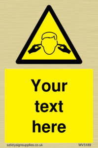 Custom Noise Hazard Sign