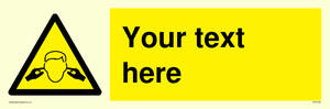 Custom Noise Hazard Sign