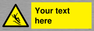 Custom Slippery Stairs Sign