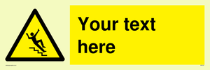 Custom Slippery Stairs Sign