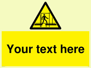 Custom Scaffold Incomplete Sign