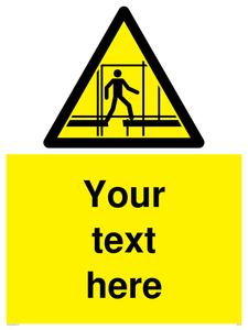 Custom Scaffold Incomplete Sign 