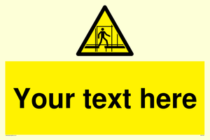 Custom Scaffold Incomplete Sign