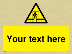 Custom Scaffold Incomplete Sign