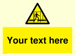 Custom Scaffold Incomplete Sign