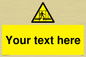 Custom Scaffold Incomplete Sign