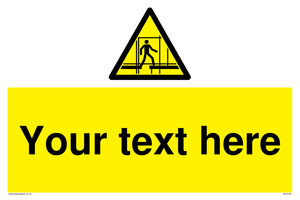 Custom Scaffold Incomplete Sign 