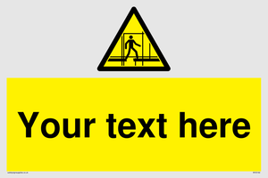 Custom Scaffold Incomplete Sign