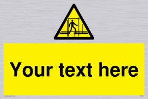 Custom Scaffold Incomplete Sign