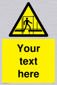 Custom Scaffold Incomplete Sign