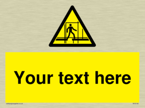 Custom Scaffold Incomplete Sign