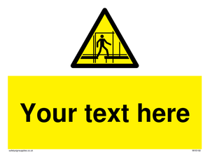 Custom Scaffold Incomplete Sign 