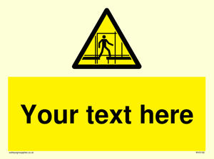 Custom Scaffold Incomplete Sign