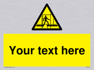 Custom Scaffold Incomplete Sign