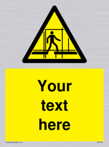 Custom Scaffold Incomplete Sign