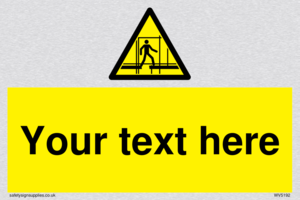 Custom Scaffold Incomplete Sign