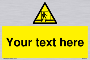 Custom Scaffold Incomplete Sign